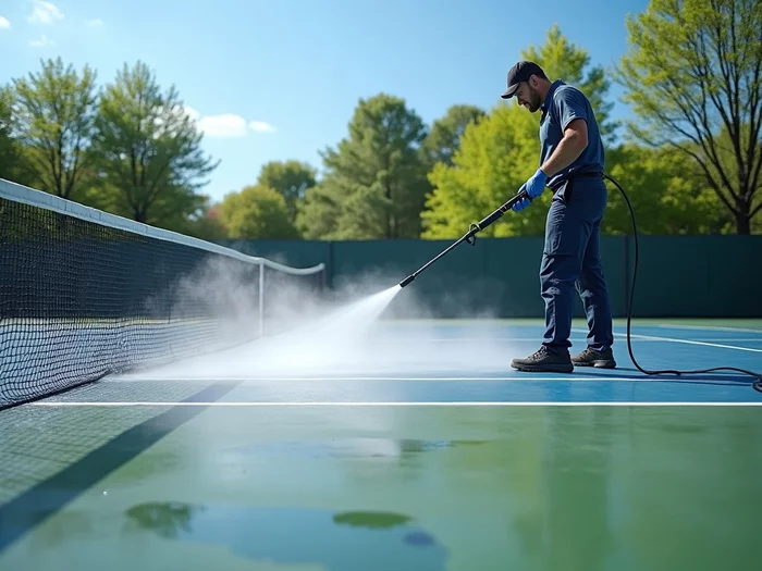 Pressure Washing Tennis Courts Near You