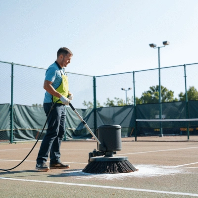 Tennis court maintenance service