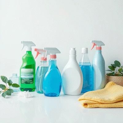 Eco-friendly cleaning products used for house washing